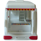 Diecast Dining Car Food Truck Toy with Hot Dogs & Burger Pull-Back Action Model 1:38–1:43