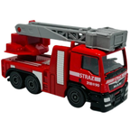 Majorette MAN TGS Polish Fire Brigade SOS Fire Truck 1:64 Scale Diecast Model Toy
