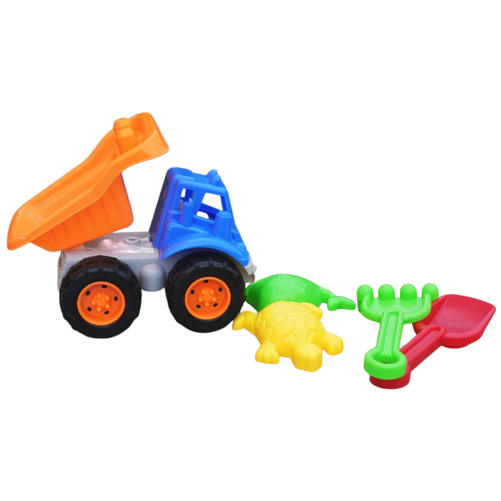 Sand Truck & Beach Accessories Toy Set 5 Pieces Garden Outdoor Kids Summer Play Fun Toy