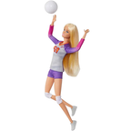 Barbie Made to Move Volleyball Player Doll Sports Career Toy with Ball Kids 3+