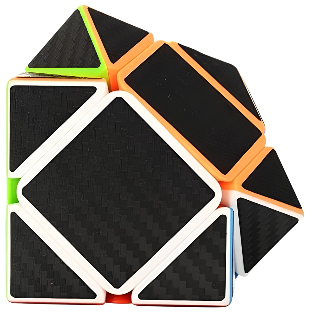 MoYu Skewb Cube Puzzle with Carbon Fibre Design Smooth Turning Magic Cube Toy for Kids Adults