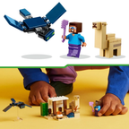 LEGO Minecraft 21251 Steve’s Desert Expedition Biome Building Set with House & Figures