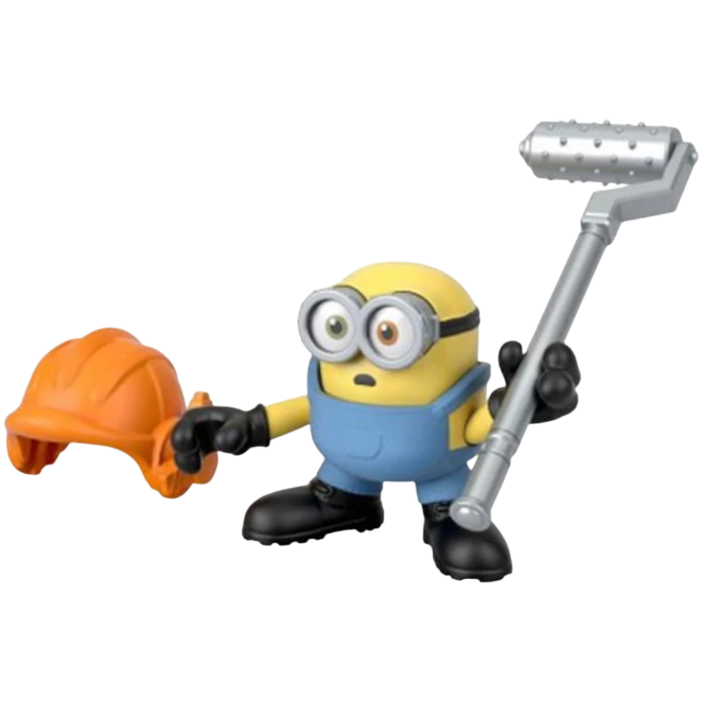 Despicable Me Minions Imaginext Stuart Figure with Helmet Battle Accessory Kids Toy Set