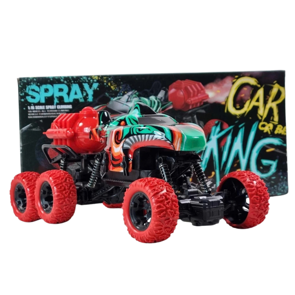 Remote Control Monster Truck Rc 6x6 4wd Smoking Steam 1:16 Off-Road Rock Crawler Kids Gift 8+ Uk