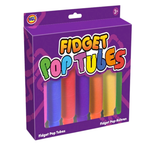 8x Fidget Pop Tubes Sensory Toy Stretchy Stress Relief Handheld Toy for Kids
