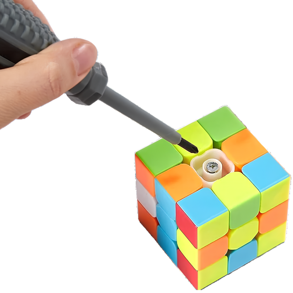 Qiyi Warrior W 3x3 Stickerless Speed Cube Puzzle Toy for Kids Smooth Twist Magic Cube
