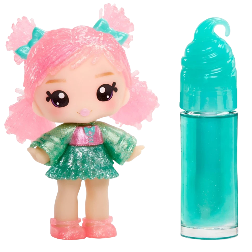 Yummiland Susie Sour Straw Lip Gloss Doll with DIY Colour-Changing Gloss Kit and Keyring