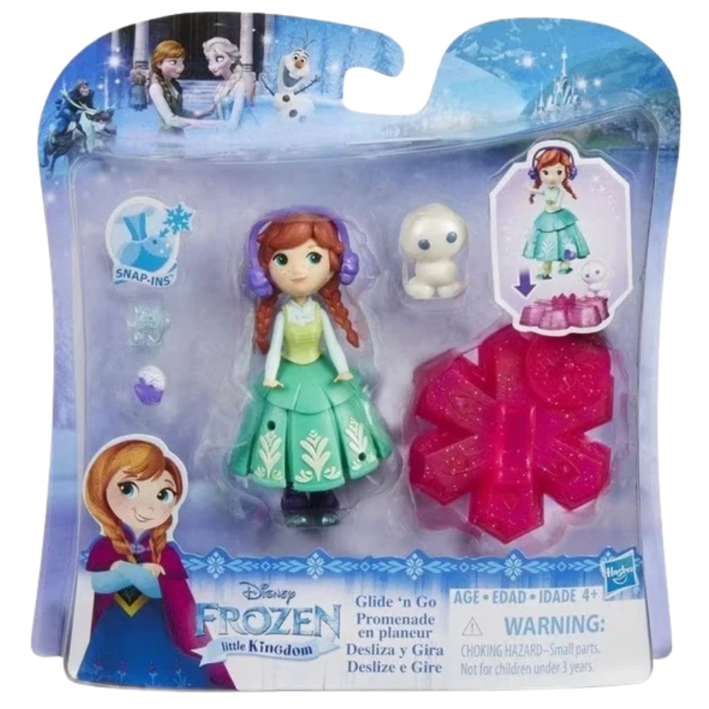 Disney Princess Little Kingdom Snap-Ins & Royal Clips Figures Rapunzel Cinderella & Frozen