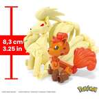 Mega Pokémon Vulpix Evolution Building Set 145 Pieces with Ninetales Display Base Toy