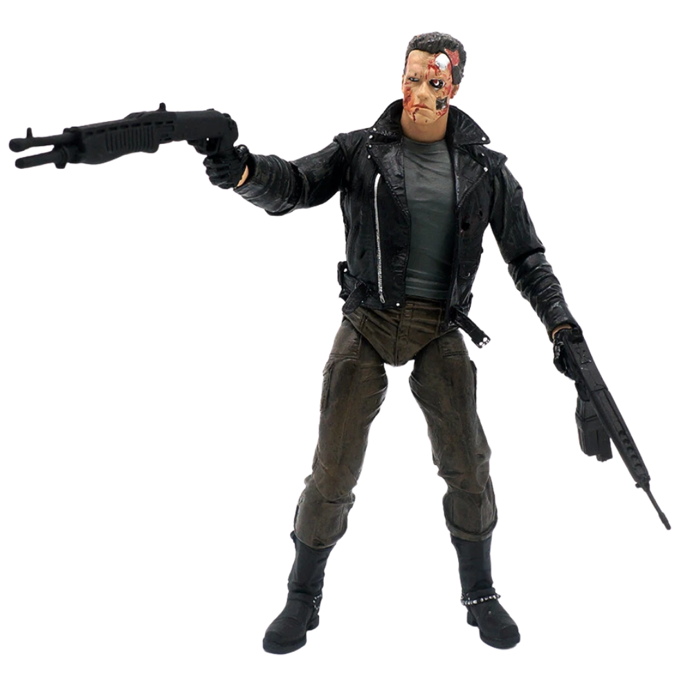 NECA Terminator Police Station Assault T-800 7" Action Figure