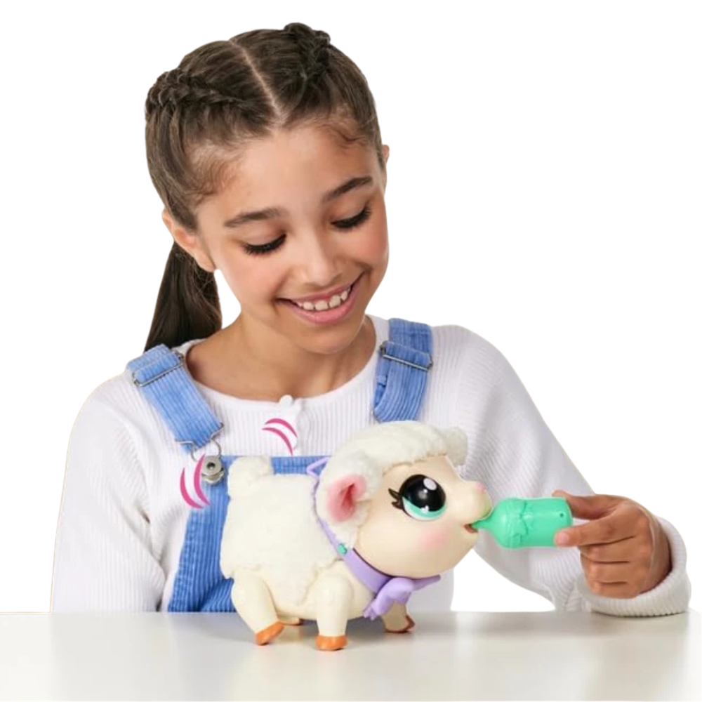 Little Live Pets My Pet Lamb Snowie Interactive Soft Woolly Toy Walking Sounds 5+
