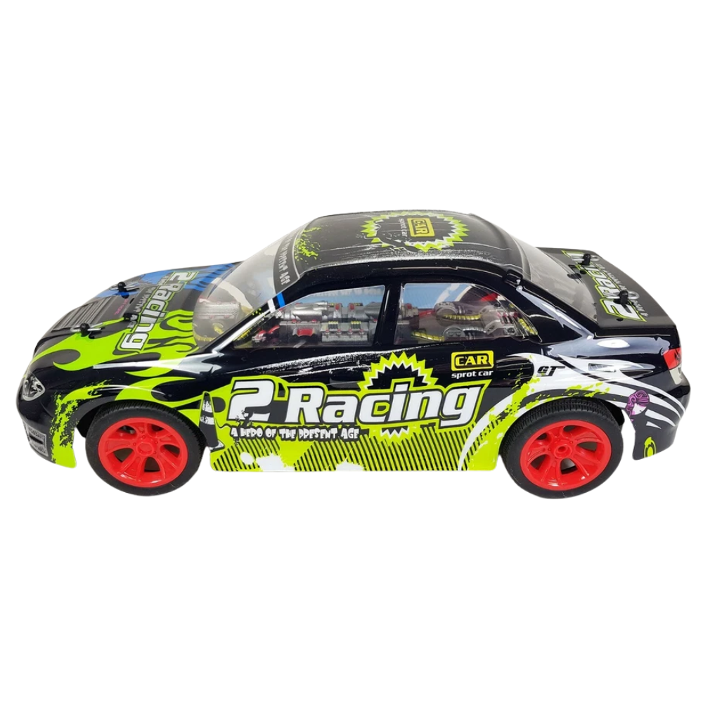 Remote Control Subaru Drift Car RC 1:10 2.4GHz RWD LED Neon Lights Kids 6+