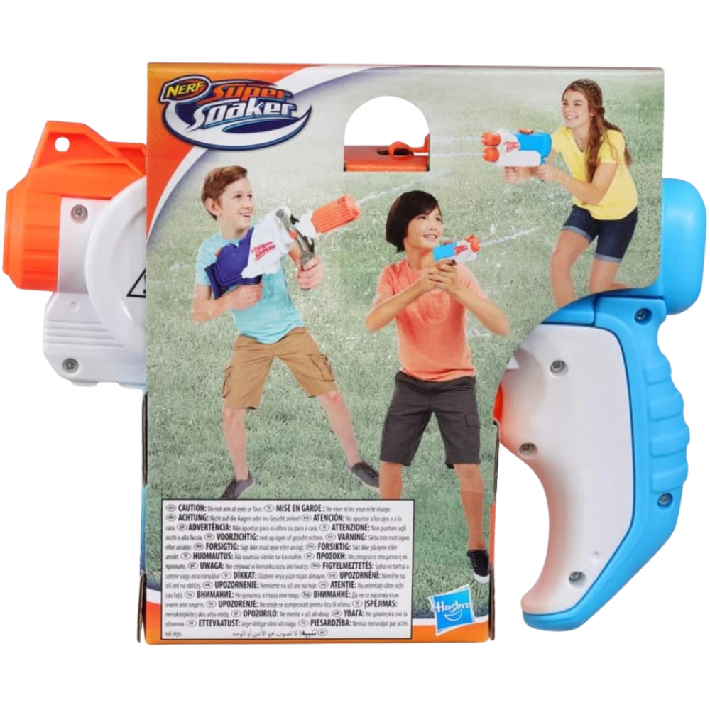 Nerf Super Soaker Piranha Water Blaster Compact Kids Outdoor Summer Water Fight Toy
