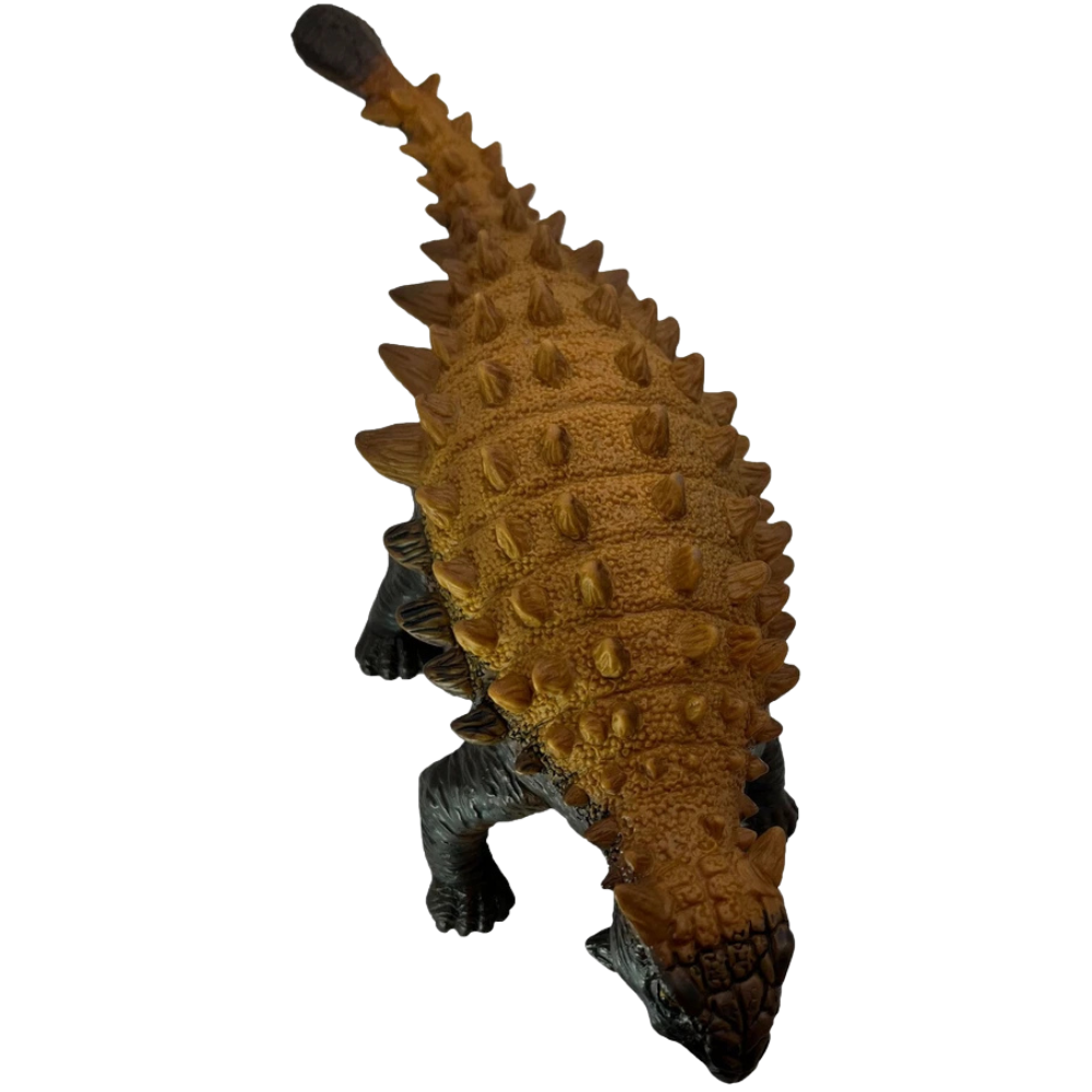 Saichania Dinosaur Toy 15 CM, Soft Rubber Jurassic Park Action Figure for Kids 3+