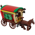 Lego Brown Horse with Hitching Attachment Brand New Parts Packed in Zip-Lock Bag City 4+