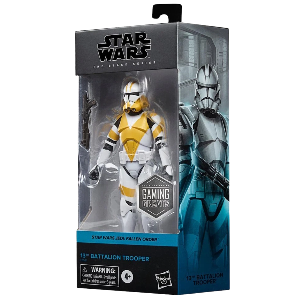 Star Wars Jedi Fallen Order Black Series 13th Battalion Trooper Action Figure Collectible Toy