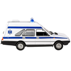 Daffi Polonez Cargo Ambulance Diecast Model Car Toy 1:43 Scale Polish Classic Vehicle
