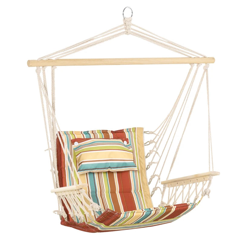 Durable Hanging Hammock Chair Swing with Thick Rope and Spacious Comfortable Seat