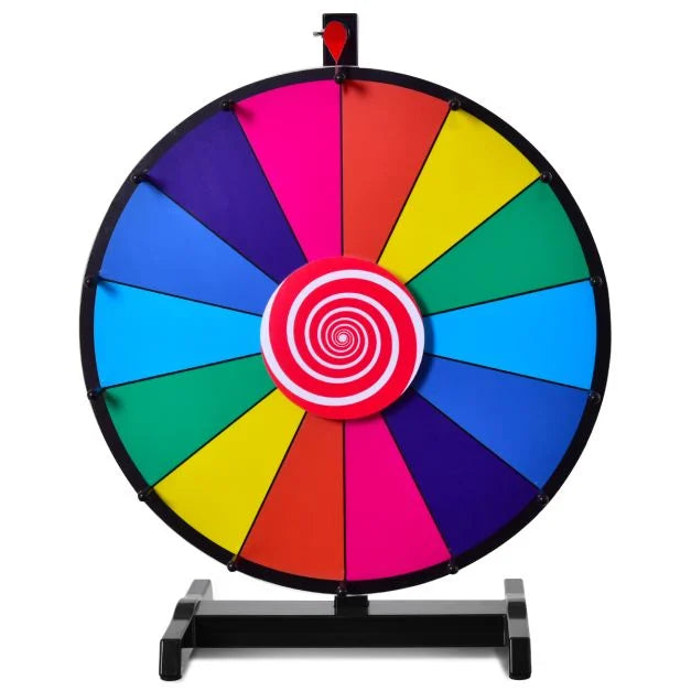 Tabletop 60cm Spinning Prize Wheel – Perfect for Games & Promotions