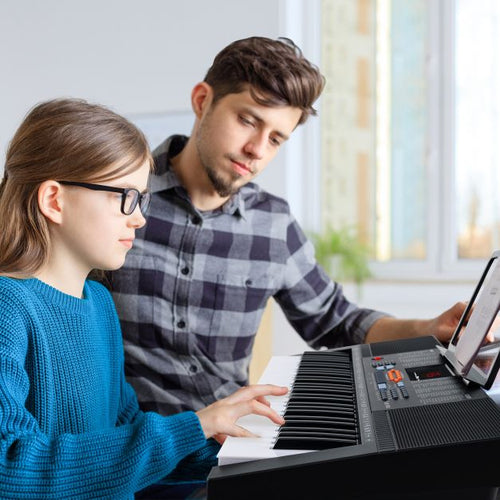 88-Key Foldable Full-Size Semi-Weighted Digital Piano Keyboard with MIDI Connectivity