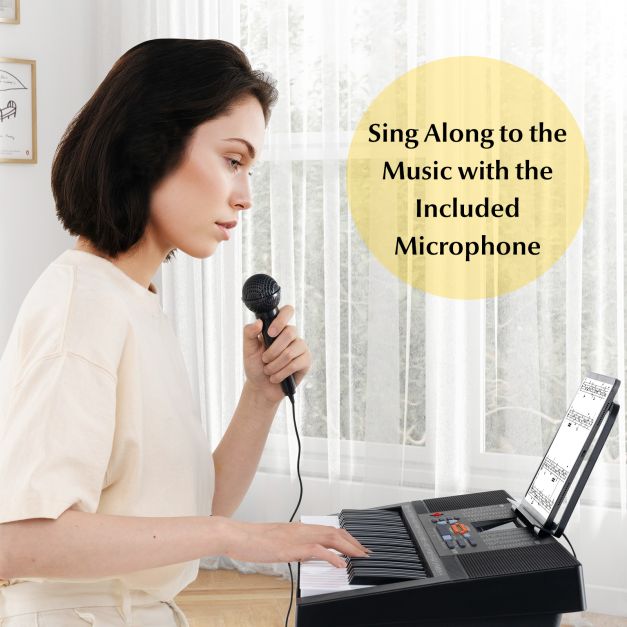 88-Key Foldable Full-Size Semi-Weighted Digital Piano Keyboard with MIDI Connectivity