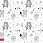 2 Pack 100% Cotton Fitted Sheets for Chicco Next2Me Bedside Crib 55 x 90 cm
