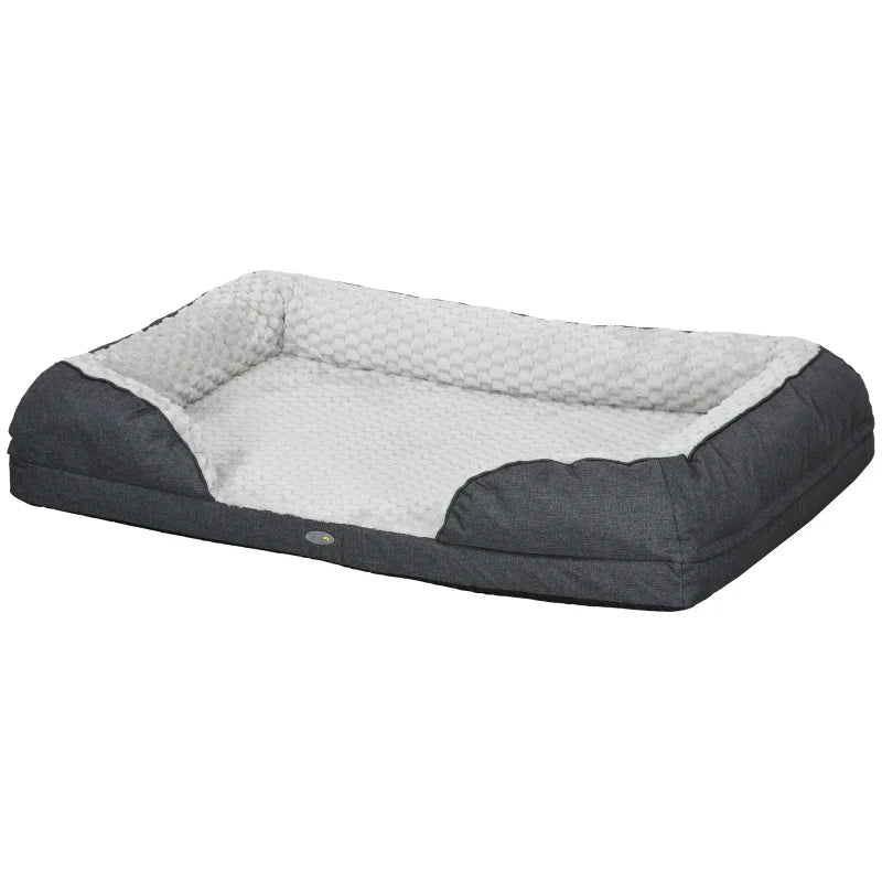 Calming Large Dog Bed with Removable Cover