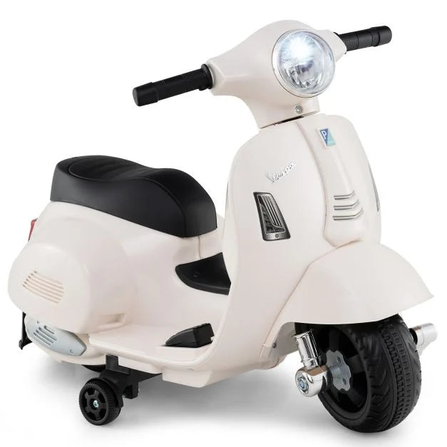 Kids Vespa 6V Ride-On Scooter with Lights