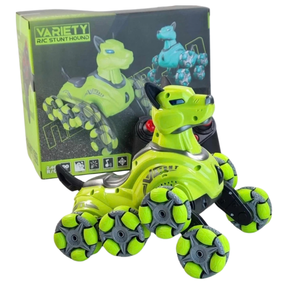 Remote Control Robot Stunt Dog Rc 8wd Drift Dancing 2.4ghz Transformer Toy Kids Gift Age 5+ Uk