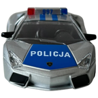 Lamborghini Reventon Italian Polish Police Car Metal Diecast Model Toy 1:43 Scale Collectible