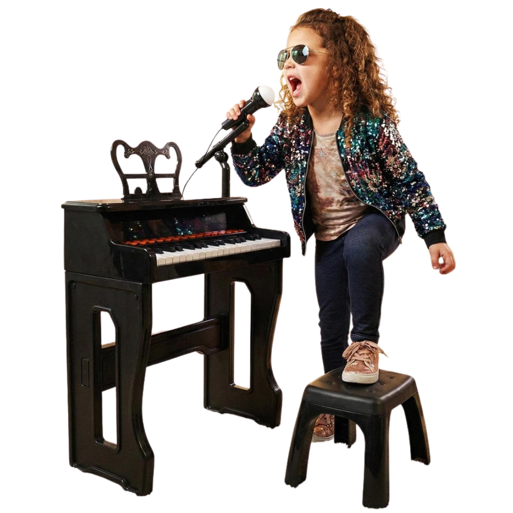 Kids Electronic Piano Keyboard 37 Keys Musical Instrument with Microphone