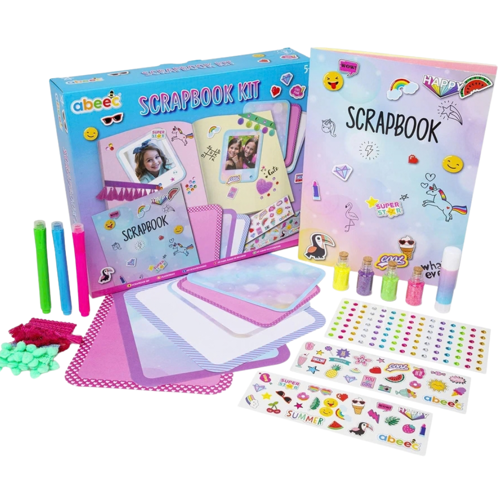 Scrapbook Kit for Kids Girls Arts & Crafts Creative Activity Gift Set