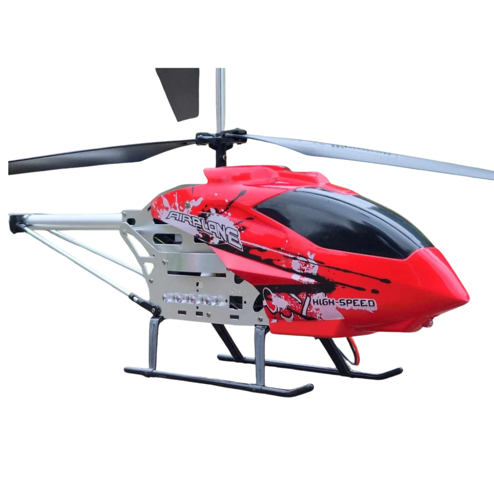Remote Control Shark Helicopter 3.5ch 2.4ghz Metal Alloy Rc Helicopter Led Lights 14+