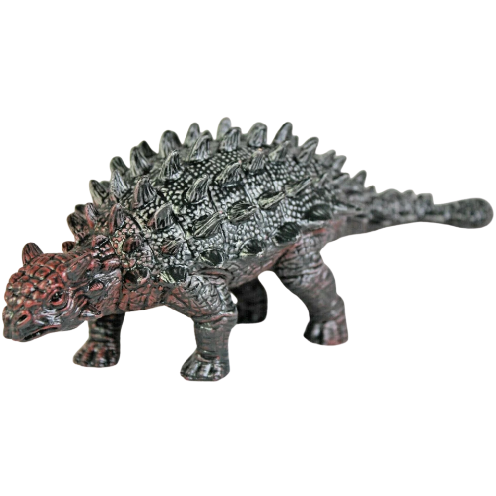 3 Pcs Dino Rhino Toys Styracosaurus Fighting Rhinos and Saichania Dinosaur Referee Play Set