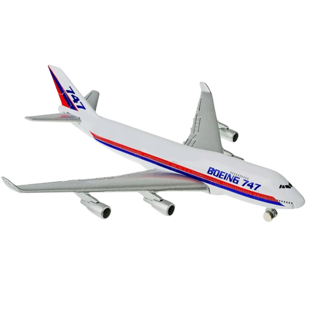 Welly Boeing 747 Aviation Airport Play Set 1:500 Scale Diecast Model Airplane Toy