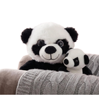 Small Plush Panda 9.5 Inch Soft Toy Mum & Baby Panda Cuddly Stuffed Teddy Kids Gift