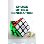 QiYi 3x3 Magic Cube Puzzle Speed Cube Toy for Kids and Adults Smooth Turning Brain Game