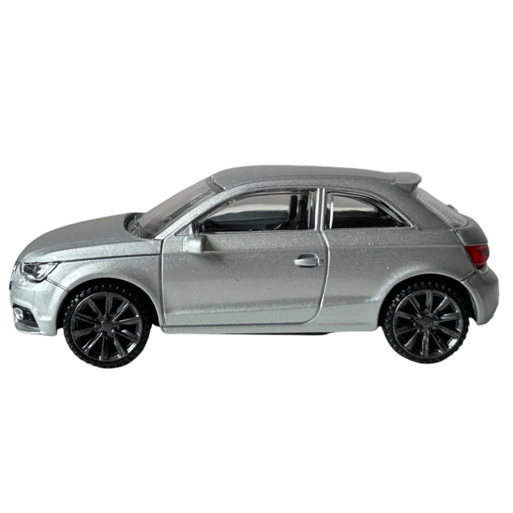 Rastar Audi A1 Diecast Model Car 1:43 Scale Red Silver German Car Toy