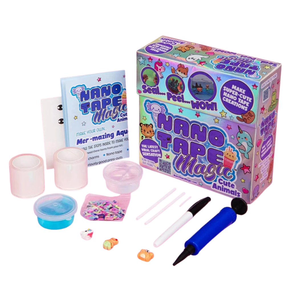 Nano Tape Magic Classic Cute Animals Craft Kit Diy Arts & Crafts Set for Kids