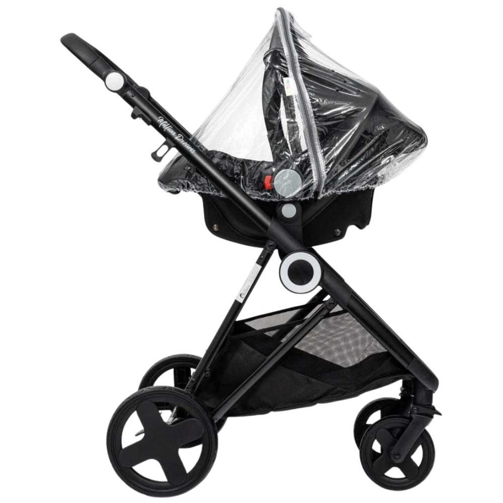 Universal Newborn Deluxe Car Seat Rain Cover Fits All Models Baby Weather Protection Cover