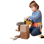 Kids Toy Chainsaw Battery Operated Outdoor Construction Pretend Play Lights Sounds
