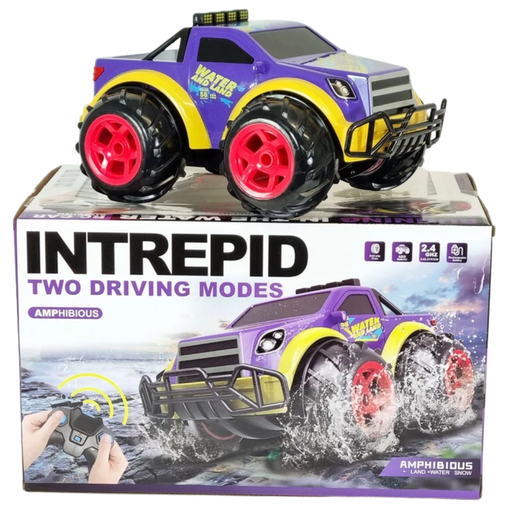 Remote Control Amphibious Car Rc 4wd Land Water Snow 2.4ghz Kids Toy Gift Uk