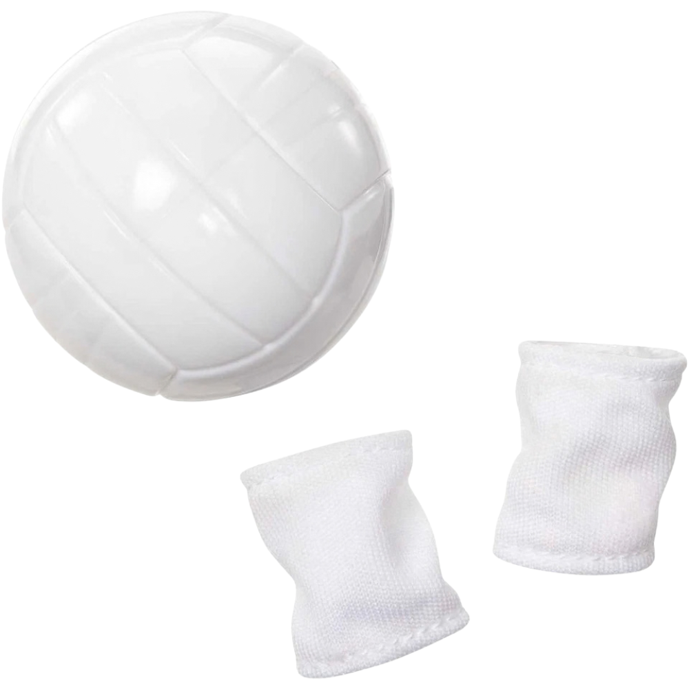 Barbie Made to Move Volleyball Player Doll Sports Career Toy with Ball Kids 3+