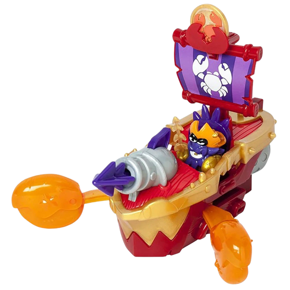 Magic Box Piratix Adventure World Golden Treasure Sea Crusher Collectable Figure Pirate Toy & Character Figure