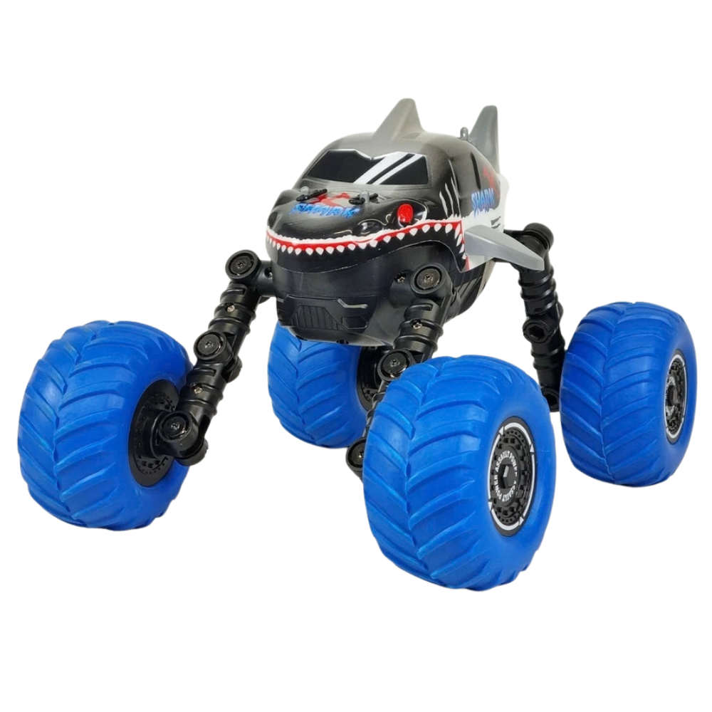 RC Transforming Shark Monster Truck 4WD 2.4GHz 100+ Poses Rock Crawler Kids 8+