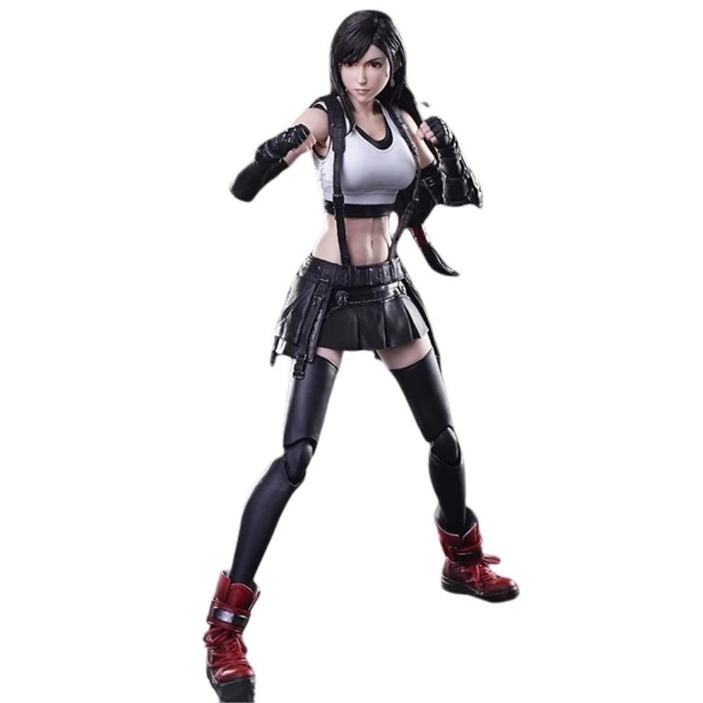 New Play Arts Kai Final Fantasy VII Remake Tifa Lockhart Action Figure Gift Toy