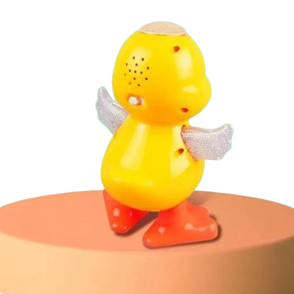 PEBBLE HUG Dancing Duck Musical Singing Waddling Battery Operated Toy