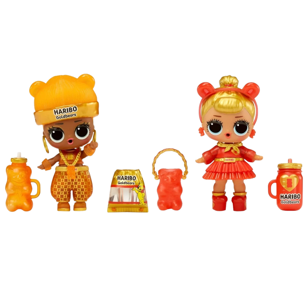 L.O.L. Surprise Loves Mini Sweets x HARIBO Goldbears Deluxe 3 Doll Collectible Set