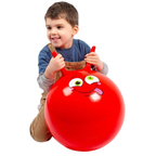 Abeec Red Space Hopper 45cm for Kids Indoor & Outdoor Garden Toy for Balance and Fun Time