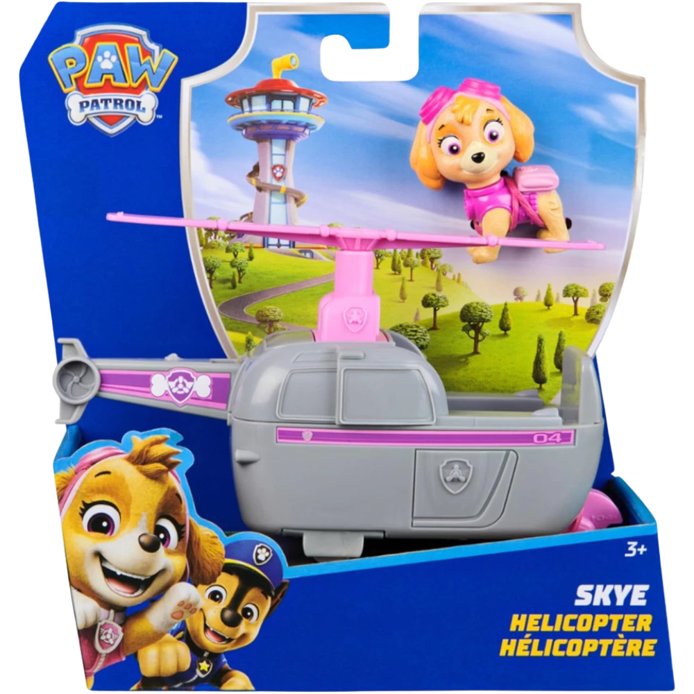 Paw Patrol Skye Helicopter Vehicle New Rescue Toy Playset for Kids Adventure Gift